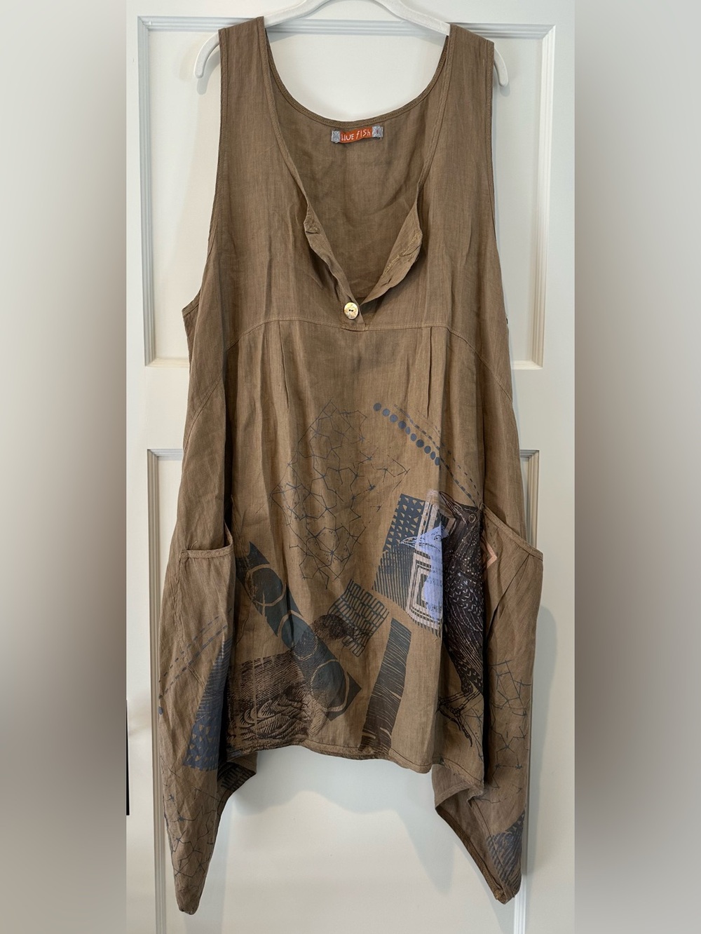 Blue Fish Mulberry Mid Layer in Coyote